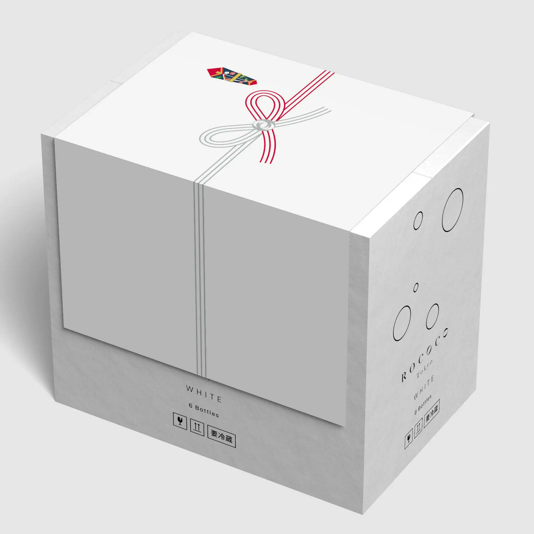 ROCOCO Tokyo WHITE Gift Box (2 Bottles) Wood Box - OMAKASEの
